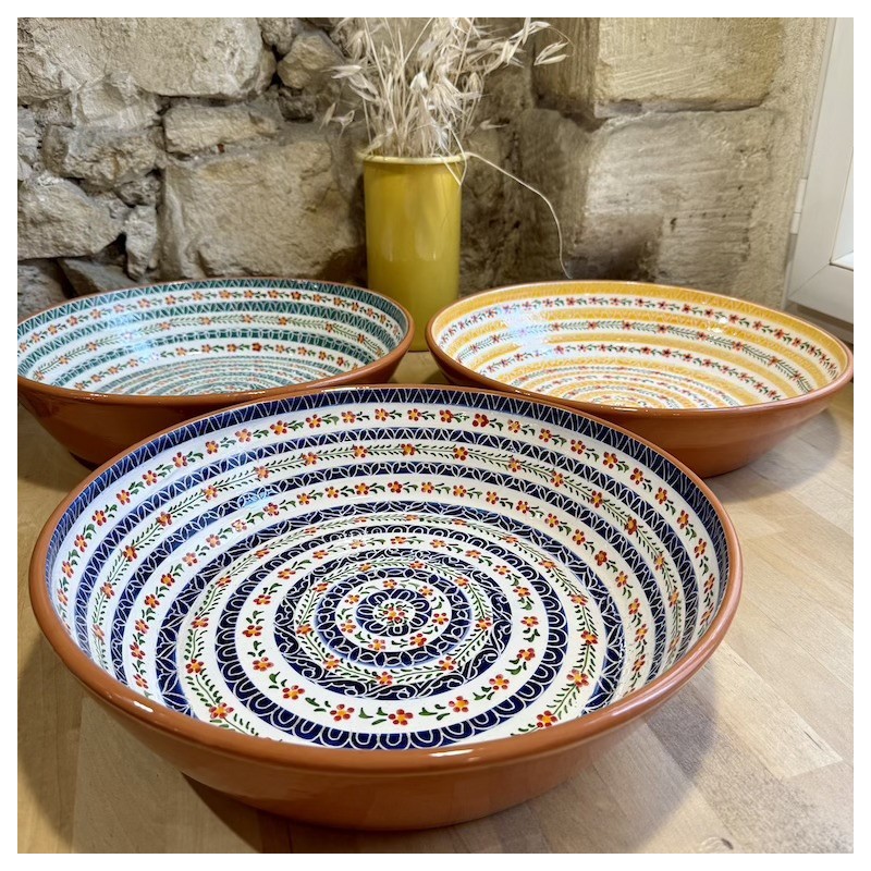 AZUL - A LOJA DA CERAMICA - Saladier Fruteira T12