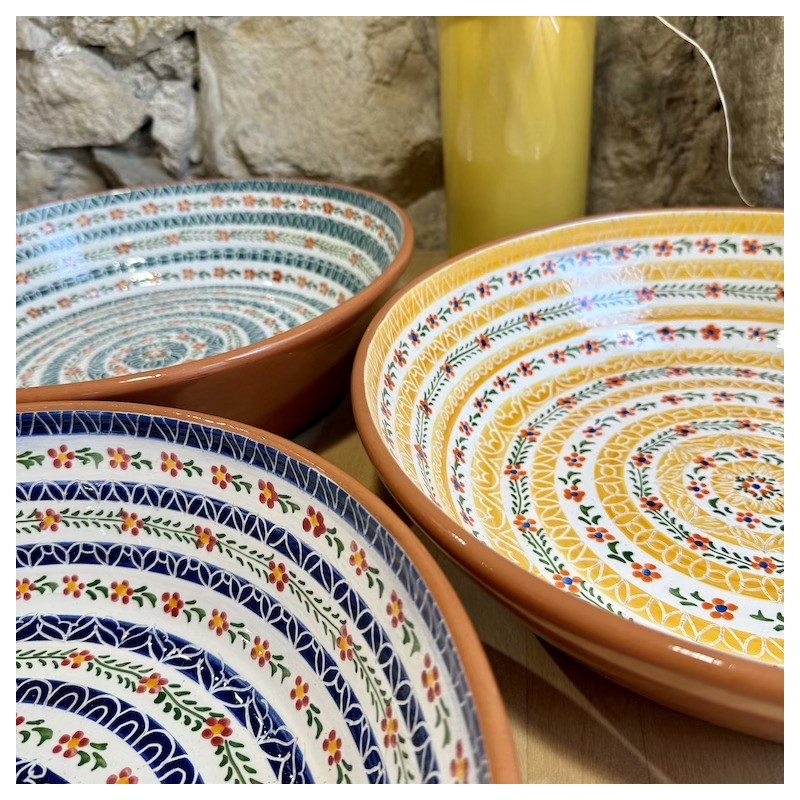 AZUL - A LOJA DA CERAMICA - Saladier Fruteira T12