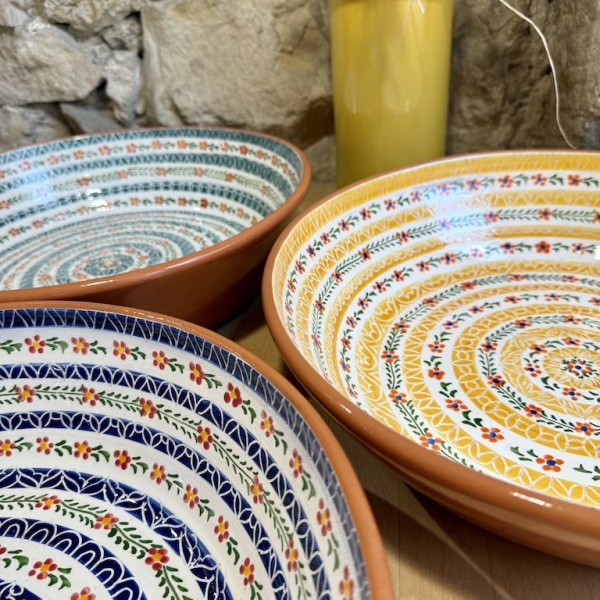 AZUL - A LOJA DA CERAMICA - Saladier Fruteira T12