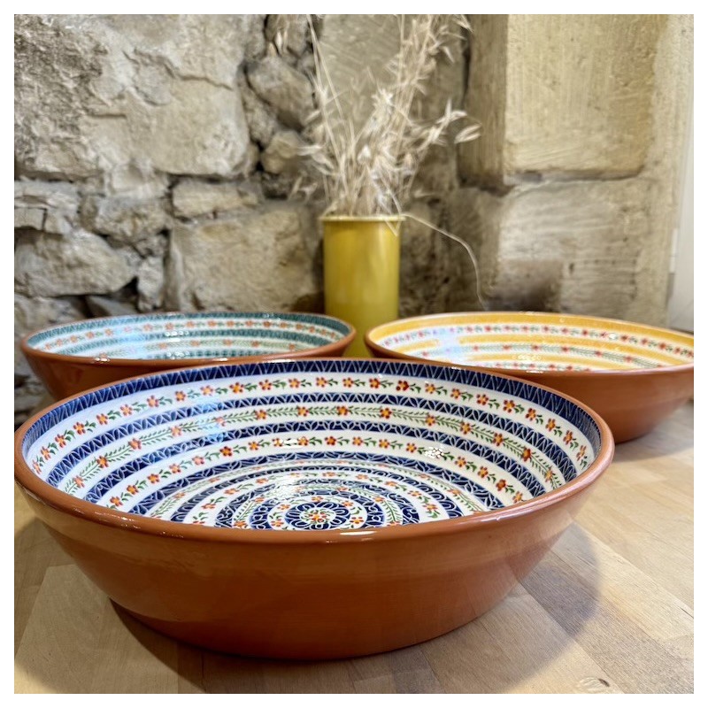 AZUL - A LOJA DA CERAMICA - Saladier Fruteira T12