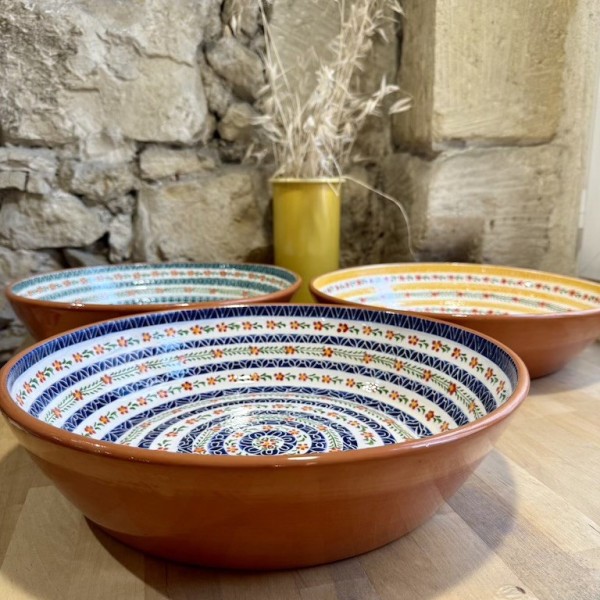 AZUL - A LOJA DA CERAMICA - Saladier Fruteira T12