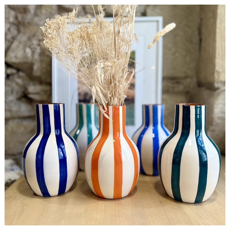 AZUL - Vase Bola lignes épaisses