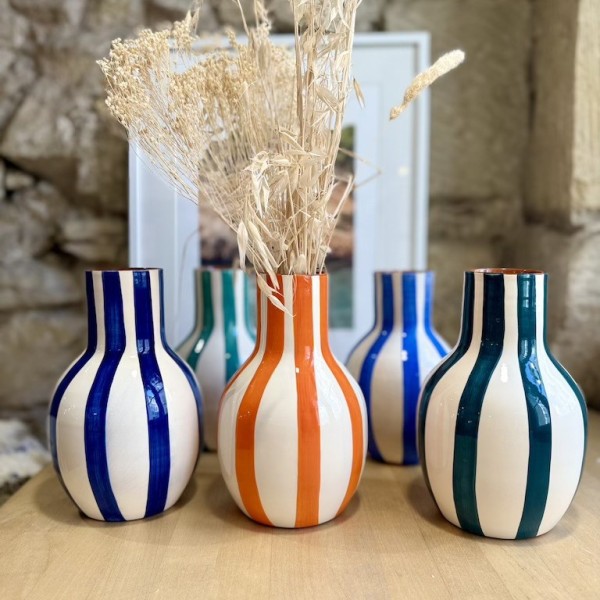 AZUL - Vase Bola lignes épaisses