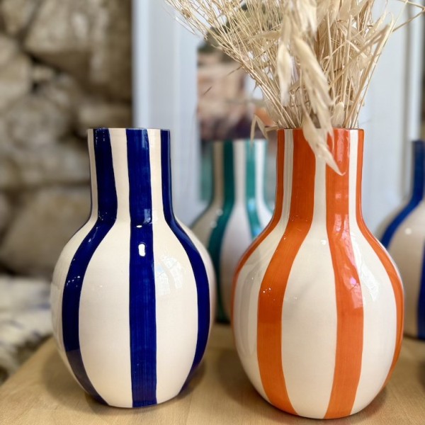 AZUL - Vase Bola lignes épaisses