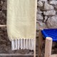AZUL - Plaid Chevron jaune clair