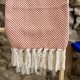 AZUL - Plaid Chevron corail