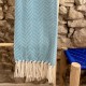 AZUL - Plaid Chevron turquoise