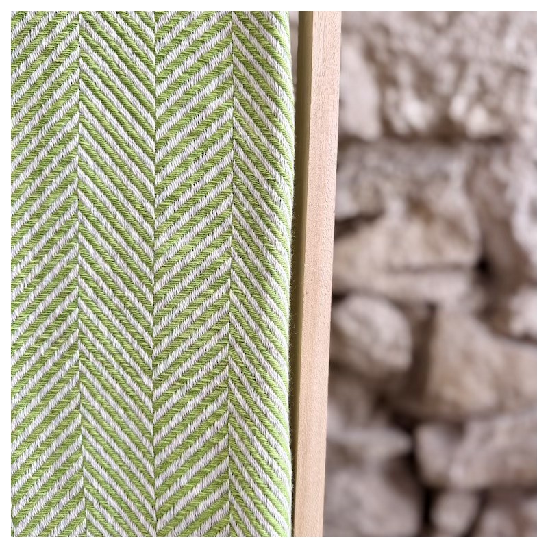 AZUL - Plaid Chevron vert clair