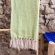 AZUL - Plaid Chevron vert clair