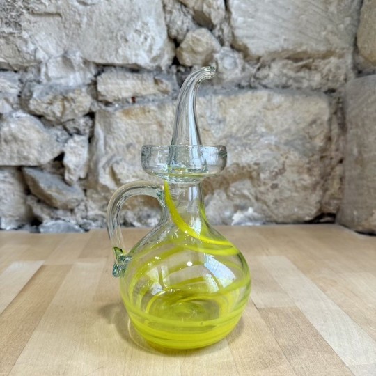 AZUL - Grand huilier boule en verre soufflé - Lafiore