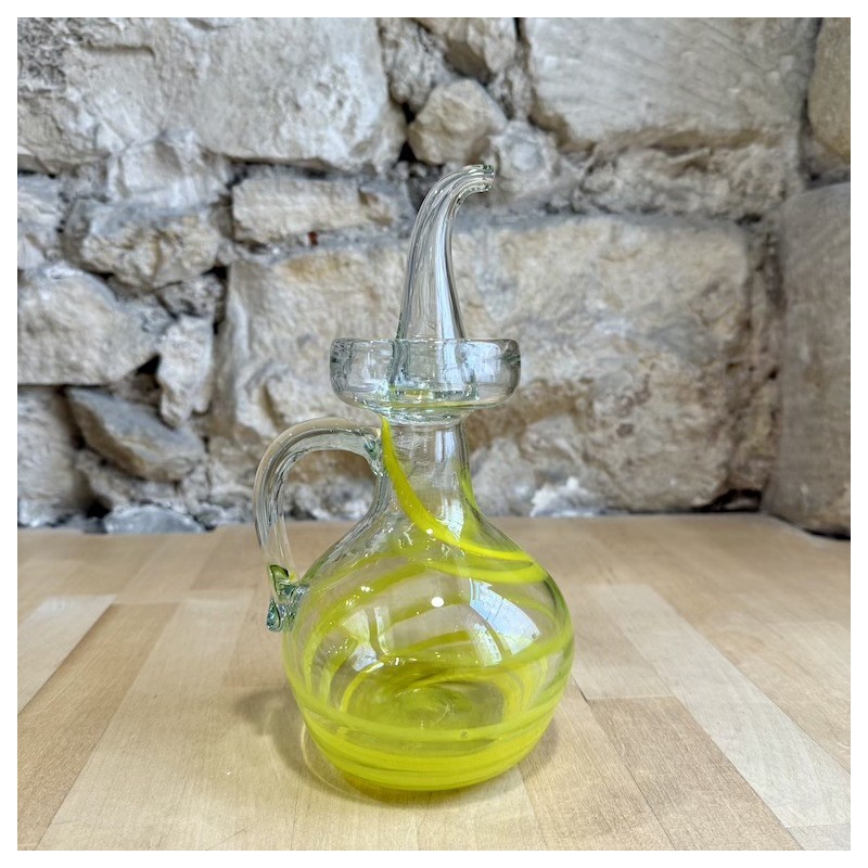 AZUL - Grand huilier boule en verre soufflé - Lafiore