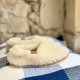 AZUL - Chausson Marcel Fluffy Crème - CAUSSÜN