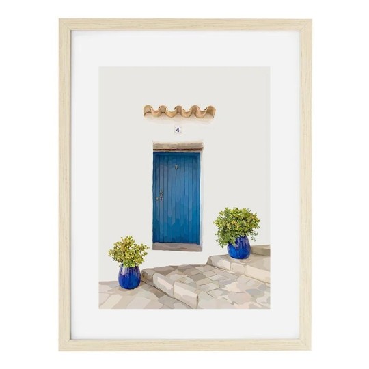 AZUL- Dalt Vila Porta - Illustration par Nura Art