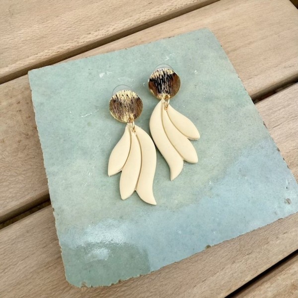 AZUL - Sol Studio - Boucles d'Oreilles Joana Gold