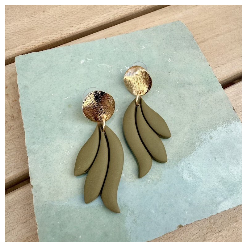 AZUL - Sol Studio - Boucles d'Oreilles Joana Gold