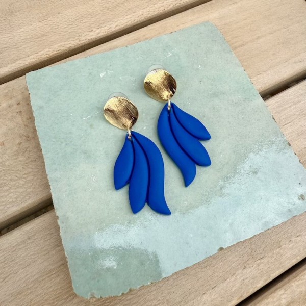 AZUL - Sol Studio - Boucles d'Oreilles Joana Gold