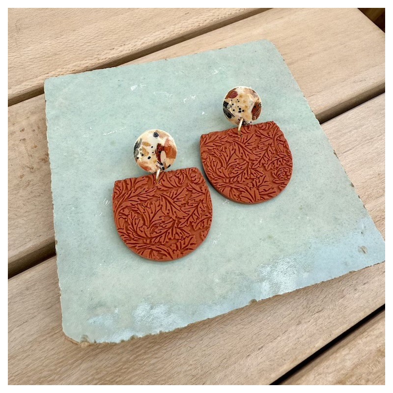 AZUL - Sol Studio - Boucles d'Oreilles Bea