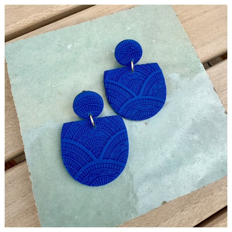 AZUL - Sol Studio - Boucles d'Oreilles Bea