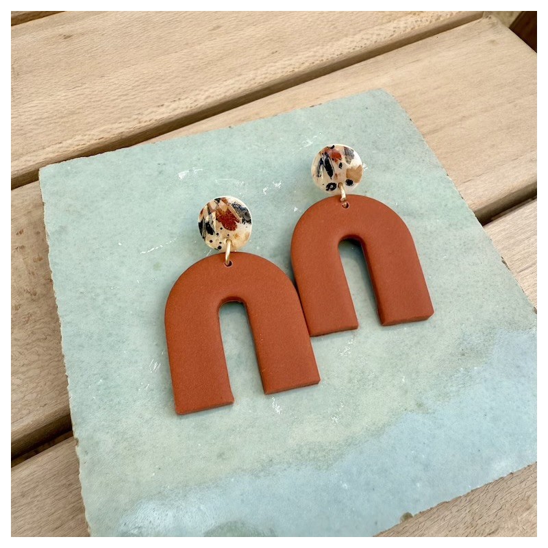 AZUL - Sol Studio - Boucles D'oreilles Ines