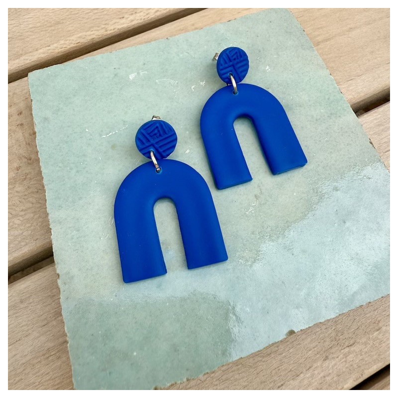 AZUL - Sol Studio - Boucles D'oreilles Ines