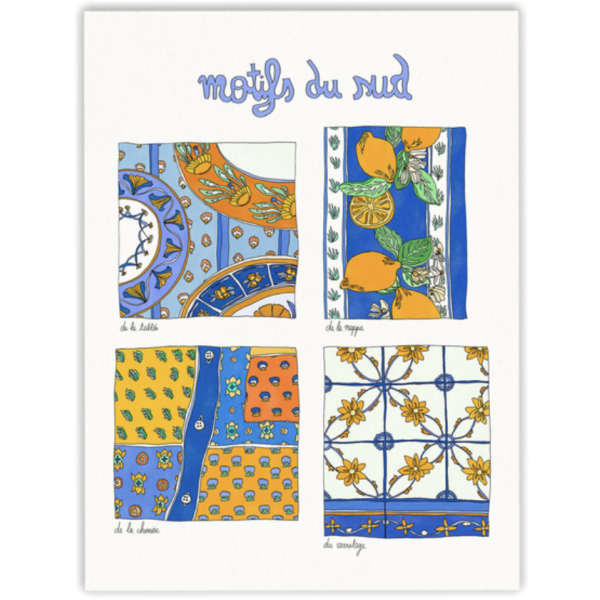 Motifs du Sud - Illustration par Mona Thomas