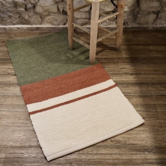 AZUL - Tapis Lineas en coton