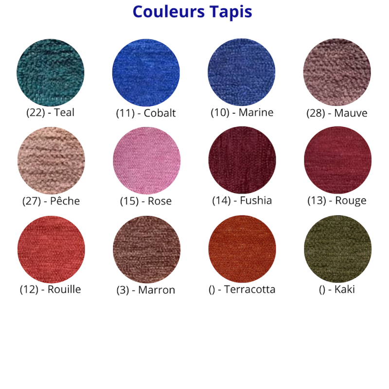 Tapis Pipoca sur-mesure