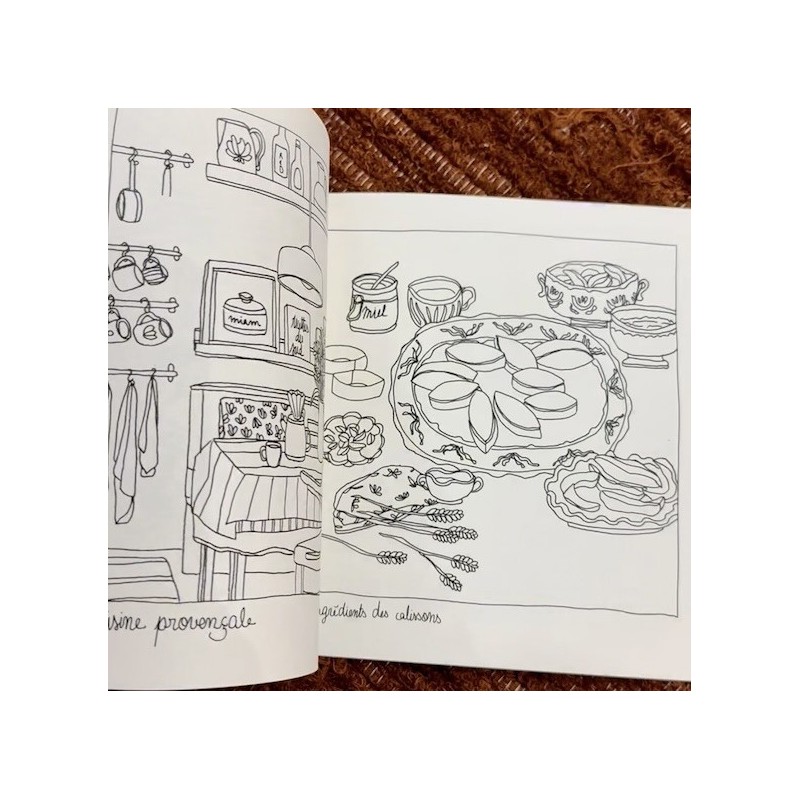 AZUL - Cahier de coloriage Aixois - Mona Thomas