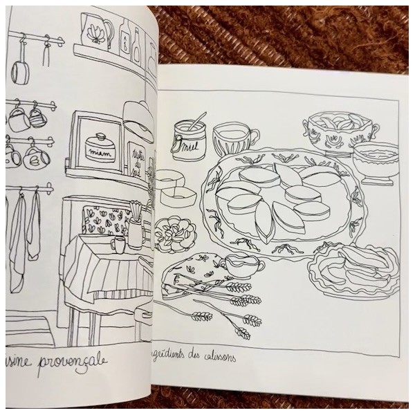 AZUL - Cahier de coloriage Aixois - Mona Thomas