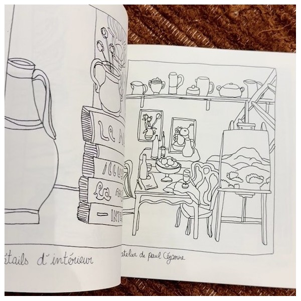 AZUL - Cahier de coloriage Aixois - Mona Thomas