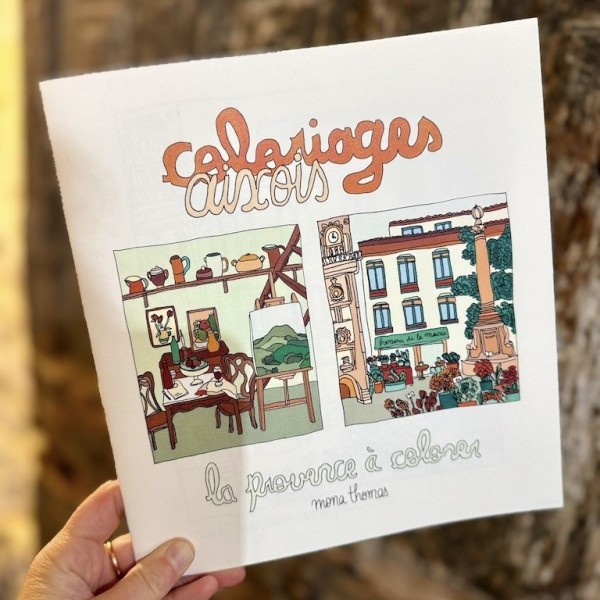 AZUL - Cahier de coloriage Aixois - Mona Thomas