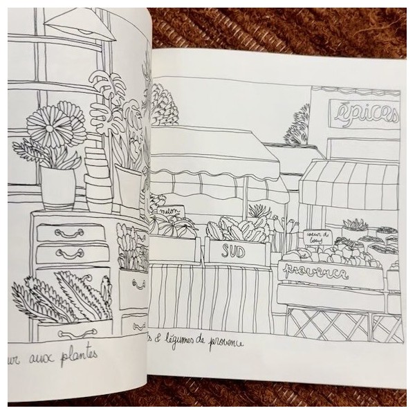 AZUL - Cahier de coloriage Aixois - Mona Thomas