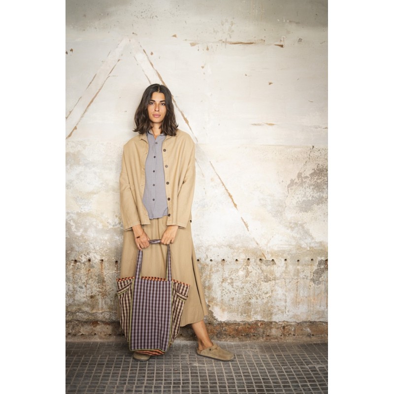 AZUL - Maxi sac shopping Barbara - Skandal