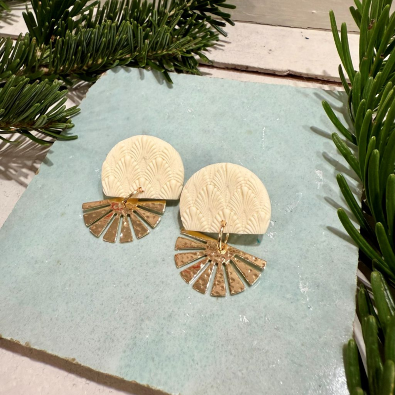 AZUL - Sol Studio - Boucles d'Oreilles Aztec