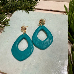 AZUL - Sol Studio - Boucles d'Oreilles Marley Laiton