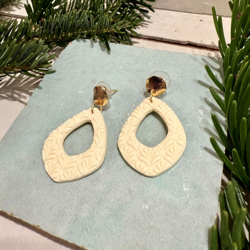 AZUL - Sol Studio - Boucles d'Oreilles Marley Laiton