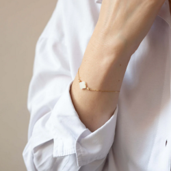 Bracelet Le Trèfle nacré