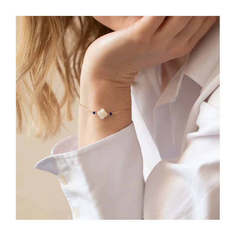 Bracelet Le Trèfle nacré