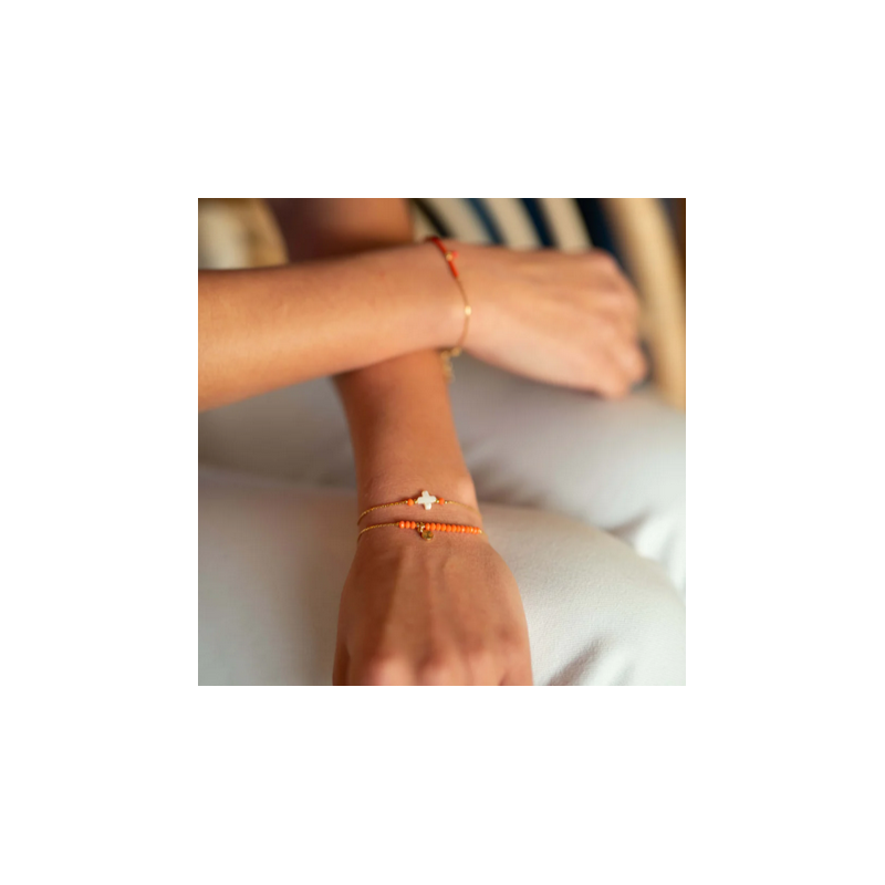 AZUL - Laurence M - Bracelet la Bronzée Chaine - Plusieurs Coloris Disponibles