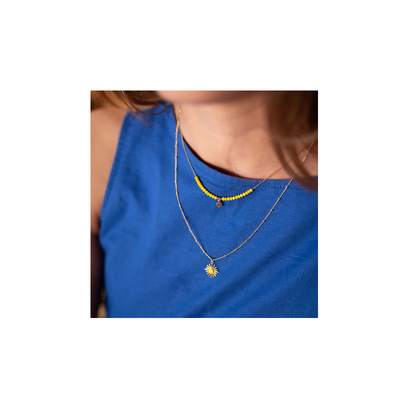 AZUL - Laurence M - Collier La Bronzée Nude