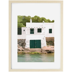 Cala Biniancolla - Illustration par Nura Art