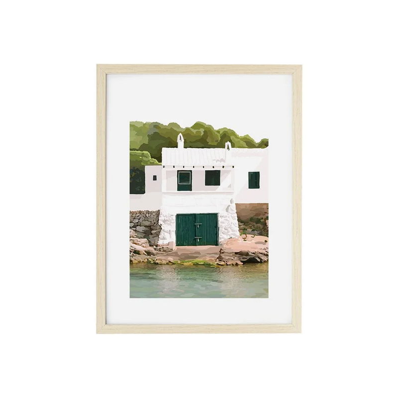 Cala Biniancolla - Illustration par Nura Art