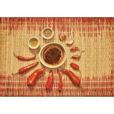 AZUL - BABA BAHRI - Harissa Artisanale de Tunisie Fumée
