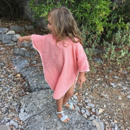 azul - barine - Poncho Cocoon Enfant