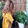 azul - barine - Poncho Cocoon Enfant