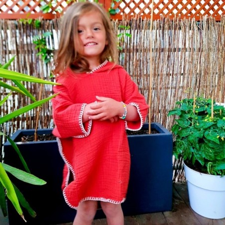 azul - barine - Poncho Cocoon Enfant