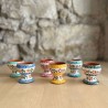 AZUL - A LOJA DA CERAMICA - Coquetier Flores