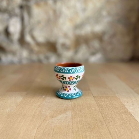 AZUL - A LOJA DA CERAMICA - Coquetier Flores