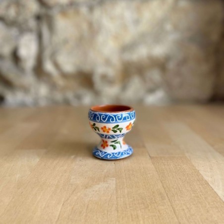 AZUL - A LOJA DA CERAMICA - Coquetier Flores