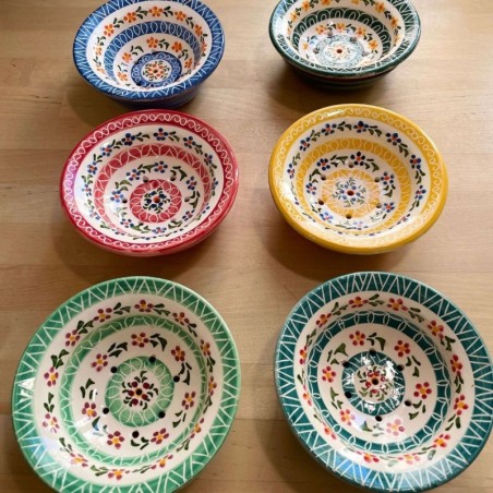 AZUL - A LOJA DA CERAMICA - Porte-Savon Flores
